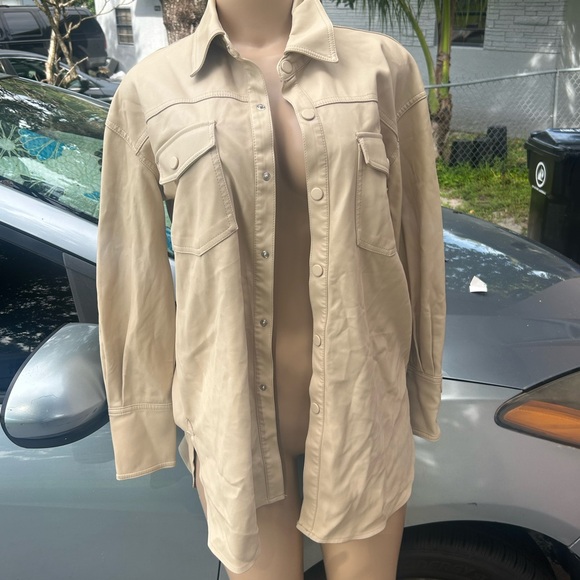 Zara leather jacket - Picture 1 of 4